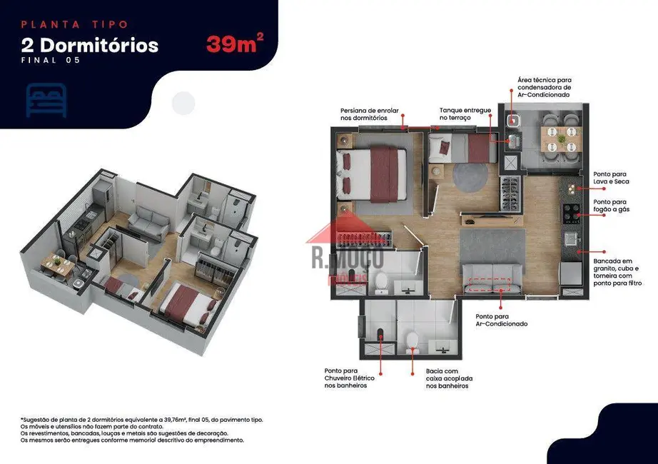 Apartamento com 1 quarto à venda, 29m2 em Vila Guilhermina, São Paulo - SP - imagem 6 Foto 6 de Apartamento com 1 quarto à venda, 29m2 em Vila Guilhermina, São Paulo - SP
