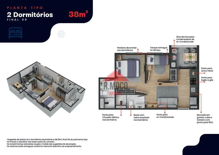 Apartamento com 1 quarto à venda, 29m2 em Vila Guilhermina, São Paulo - SP - imagem 7 Foto 7 de Apartamento com 1 quarto à venda, 29m2 em Vila Guilhermina, São Paulo - SP