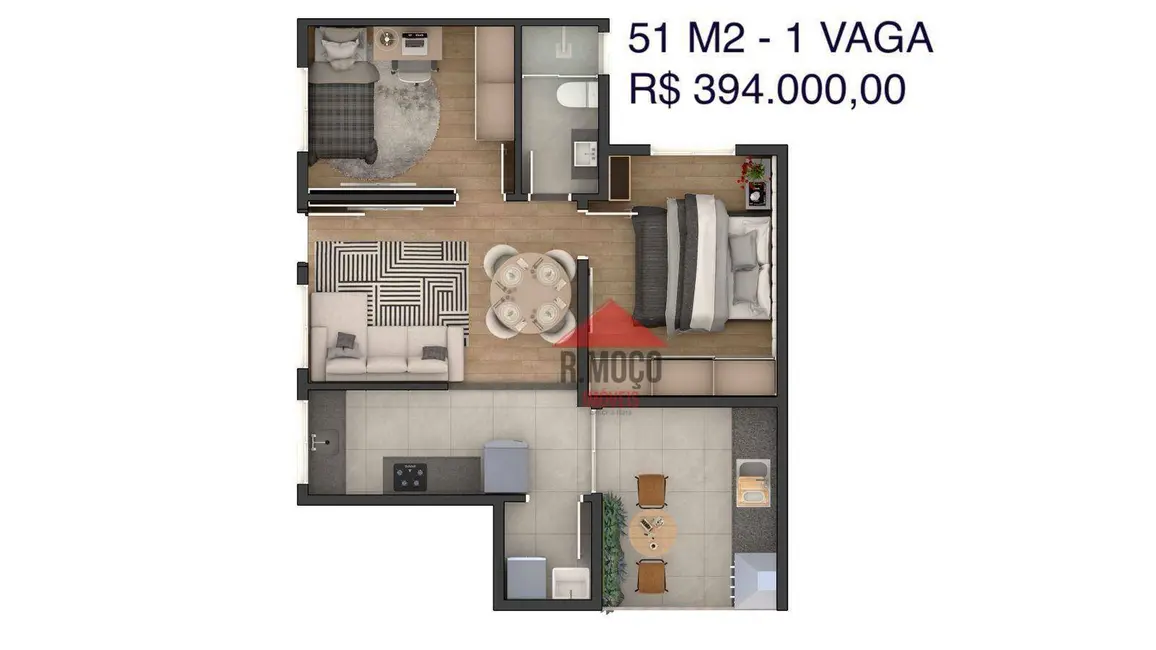 Apartamento com 2 quartos à venda, 45m2 em Cidade Patriarca, São Paulo - SP - imagem 7 Foto 7 de Apartamento com 2 quartos à venda, 45m2 em Cidade Patriarca, São Paulo - SP