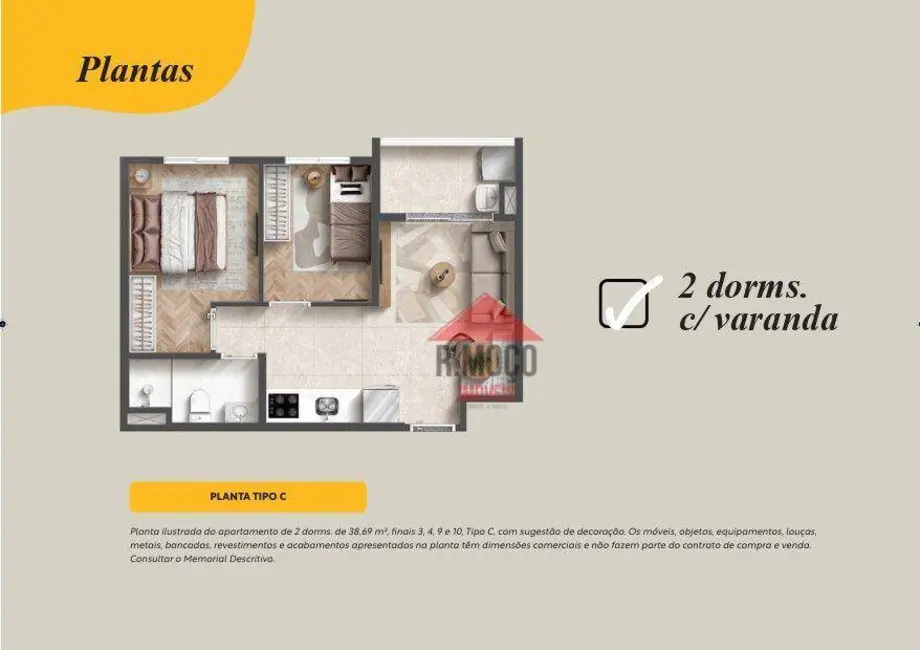 Foto 9 de Apartamento com 2 quartos à venda, 38m2 em Vila Aricanduva, São Paulo - SP