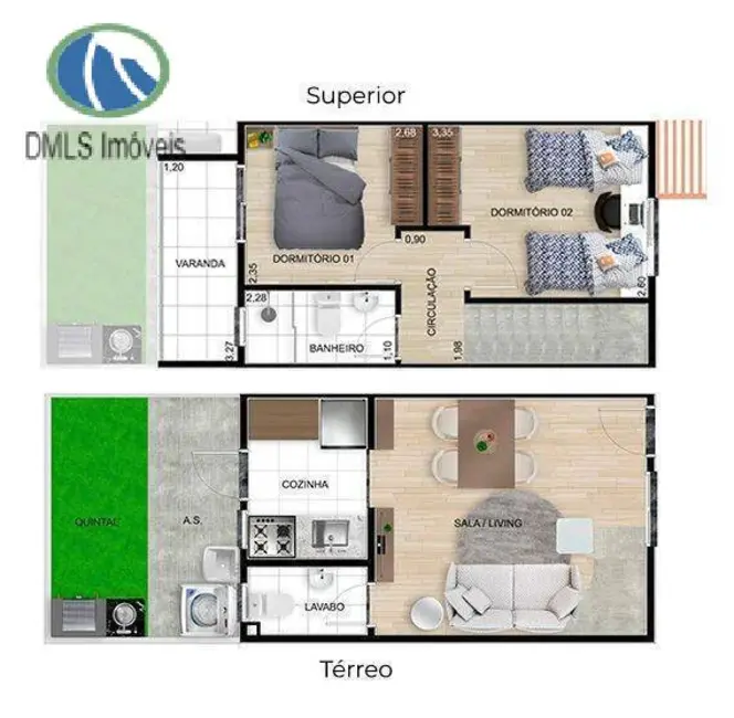 Foto 9 de Casa com 2 quartos à venda, 60m2 em Chácara Real (Caucaia do Alto), Cotia - SP