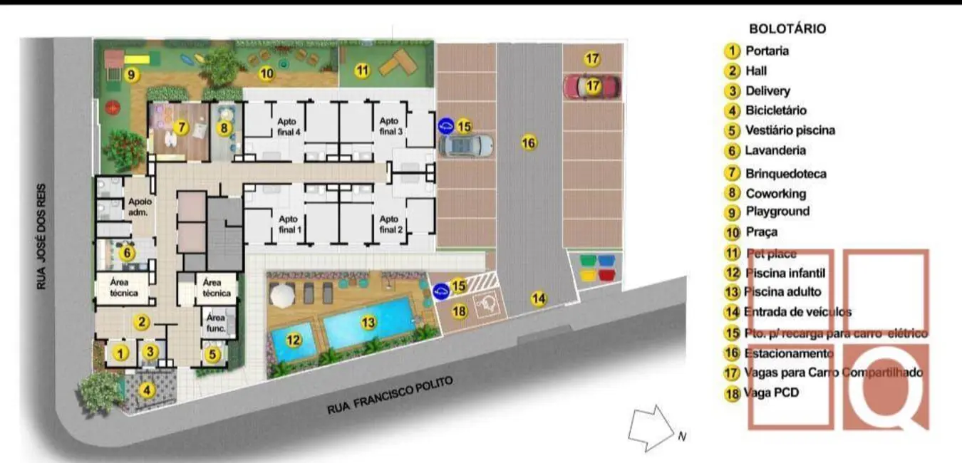 Apartamento com 2 quartos à venda, 37m2 em Parque da Vila Prudente, São Paulo - SP - imagem 7 Foto 7 de Apartamento com 2 quartos à venda, 37m2 em Parque da Vila Prudente, São Paulo - SP