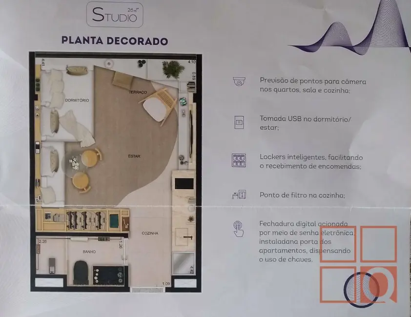 Loft / Flat com 1 quarto à venda, 26m2 em Barra Funda, São Paulo - SP - imagem 4 Foto 4 de Loft / Flat com 1 quarto à venda, 26m2 em Barra Funda, São Paulo - SP