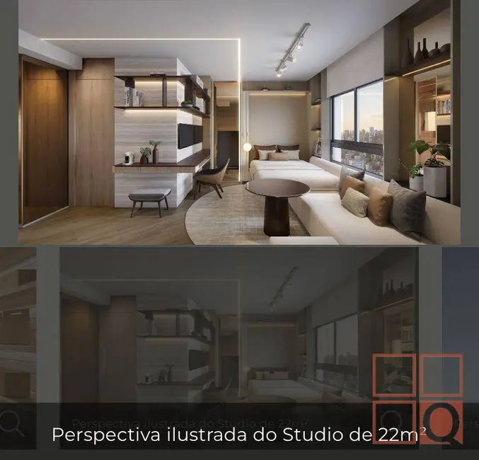 Foto 4 de Kitnet com 1 quarto à venda, 22m2 em Perdizes, São Paulo - SP