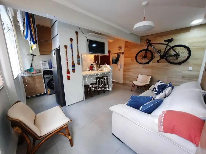 Foto 4 de Apartamento com 2 quartos à venda, 60m2 em Vila Alzira, Guaruja - SP