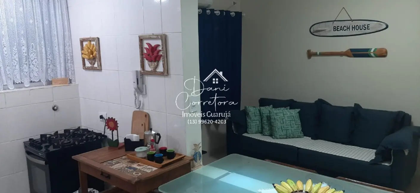 Foto 2 de Apartamento com 2 quartos à venda, 61m2 em Tombo, Guaruja - SP