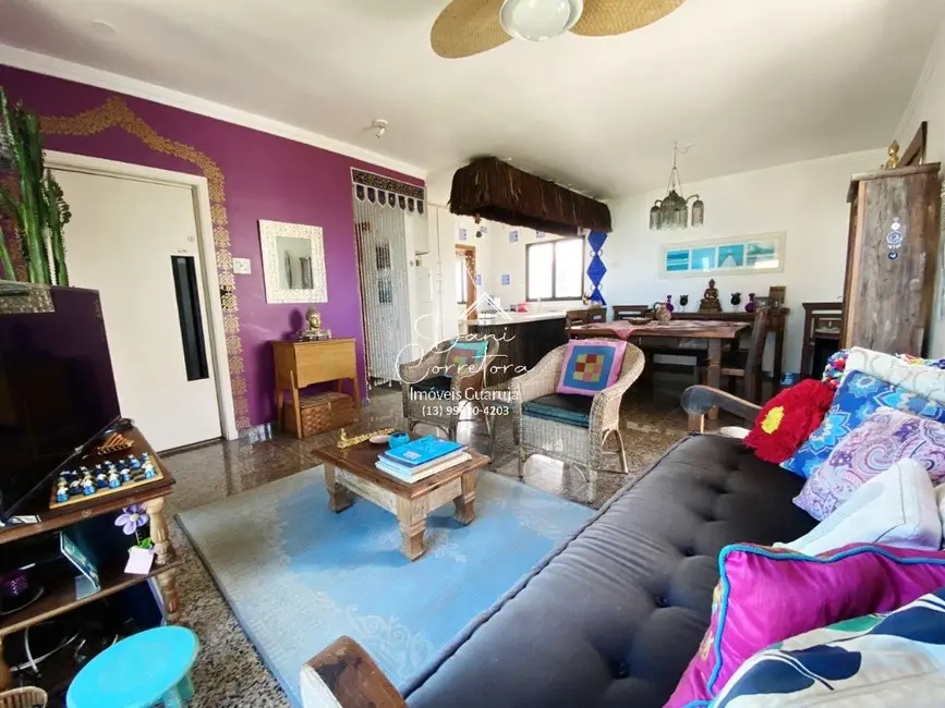 Foto 3 de Apartamento com 3 quartos à venda e para alugar, 110m2 em Vila Alzira, Guaruja - SP