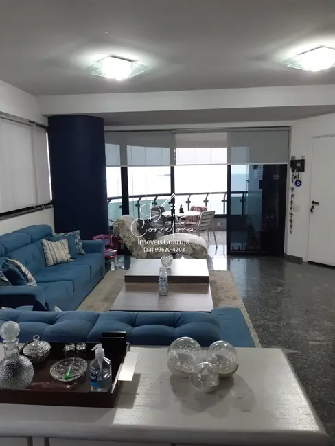 Foto 1 de Apartamento com 4 quartos à venda e para alugar, 213m2 em Vila Luis Antônio, Guaruja - SP