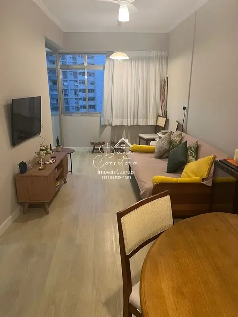 Foto 1 de Apartamento com 1 quarto à venda, 60m2 em Pitangueiras, Guaruja - SP
