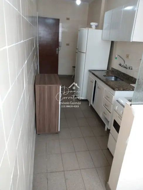 Foto 3 de Apartamento com 1 quarto para alugar, 57m2 em Barra Funda, Guaruja - SP