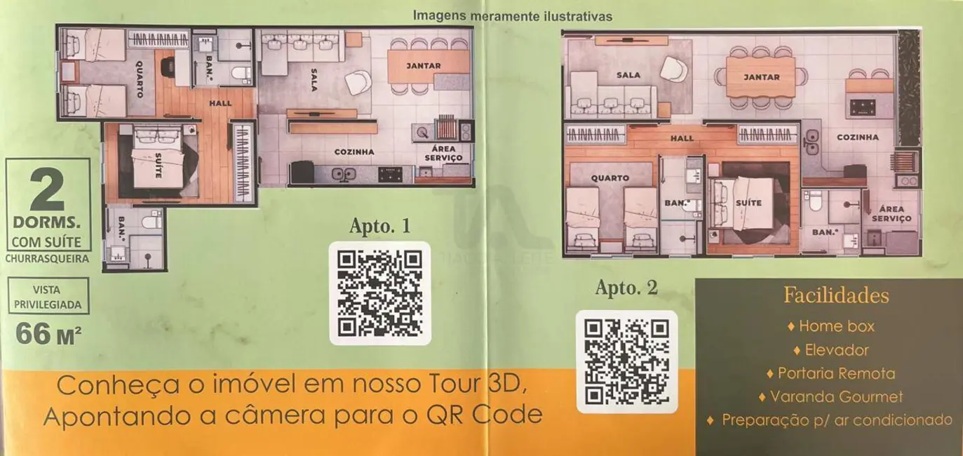Foto 3 de Apartamento com 2 quartos à venda em Centro, Pindamonhangaba - SP