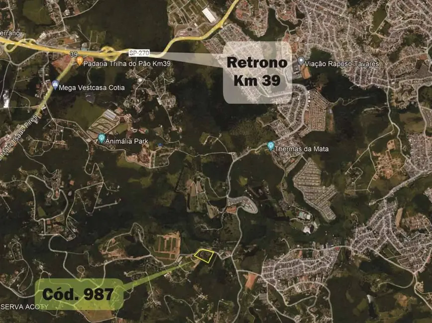 Foto 3 de Terreno / Lote à venda em Taboleiro Verde, Cotia - SP