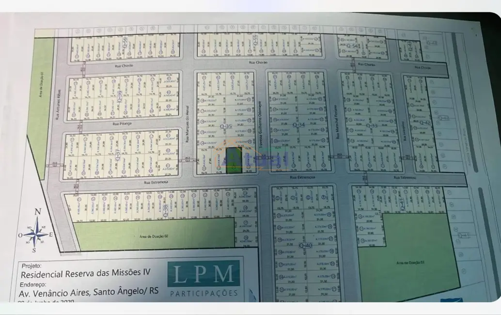 Terreno / Lote à venda, 435m2 em Santo Angelo - RS - imagem 4 Foto 4 de Terreno / Lote à venda, 435m2 em Santo Angelo - RS
