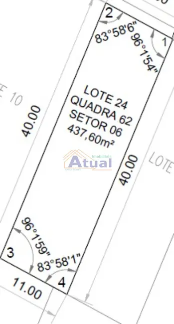 Terreno / Lote à venda, 437m2 em Kurtz, Santo Angelo - RS - imagem 3 Foto 3 de Terreno / Lote à venda, 437m2 em Kurtz, Santo Angelo - RS