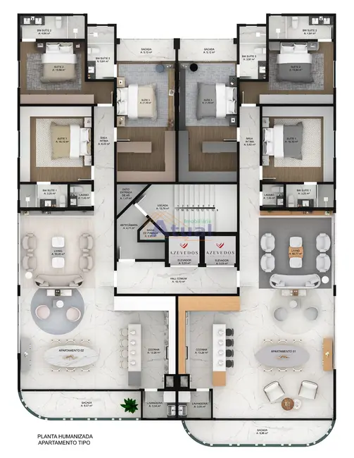 Foto 5 de Apartamento com 3 quartos à venda, 195m2 em Centro, Santo Angelo - RS