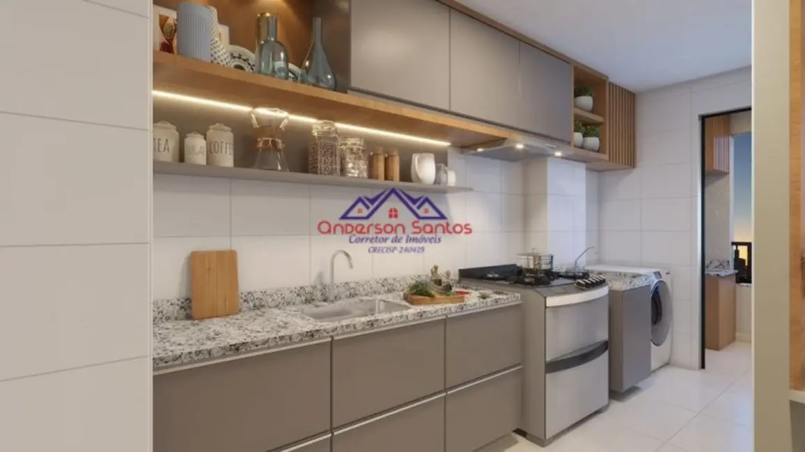 Foto 2 de Apartamento com 2 quartos à venda, 56m2 em Sao Jose Dos Campos - SP