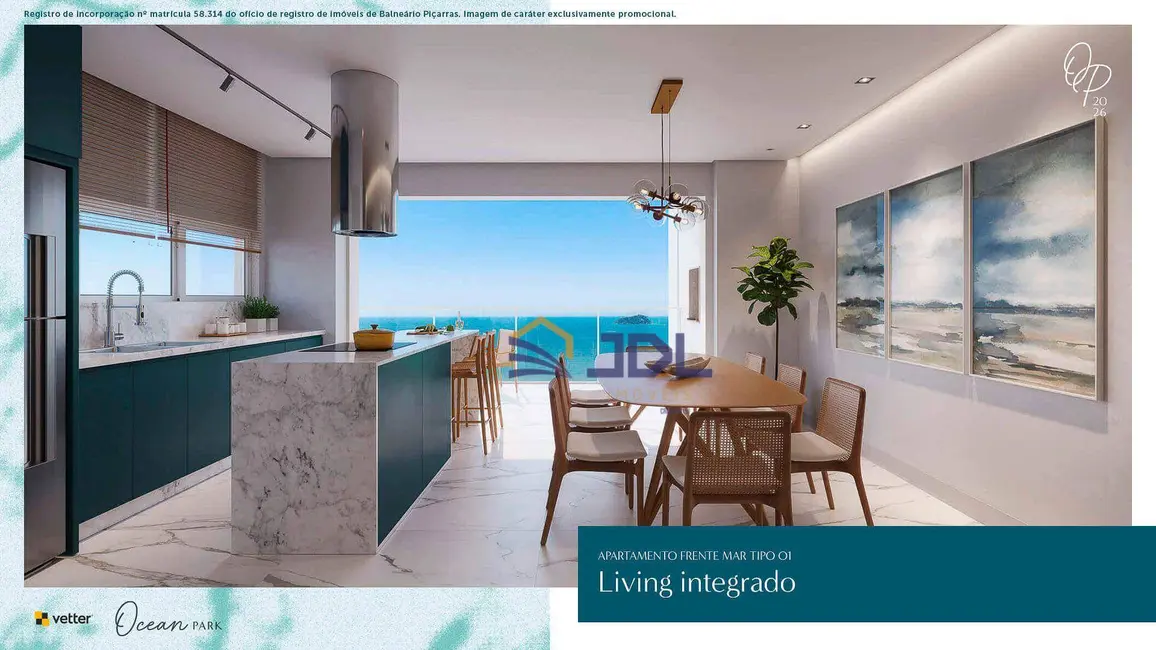 Foto 3 de Apartamento com 2 quartos à venda, 79m2 em Centro, Balneario Picarras - SC