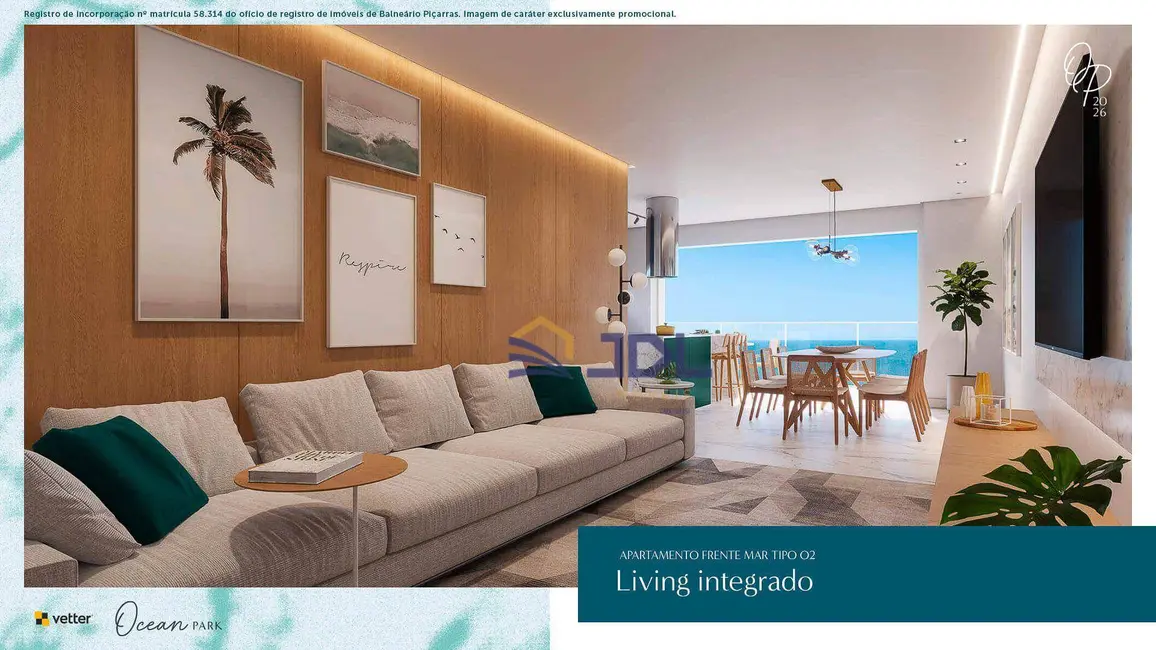 Foto 4 de Apartamento com 2 quartos à venda, 79m2 em Centro, Balneario Picarras - SC