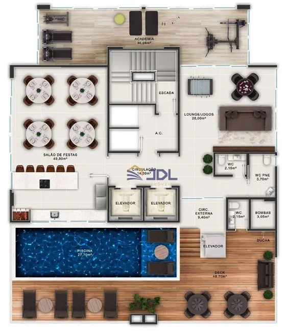 Foto 4 de Apartamento com 3 quartos à venda, 271m2 em Centro, Balneario Picarras - SC