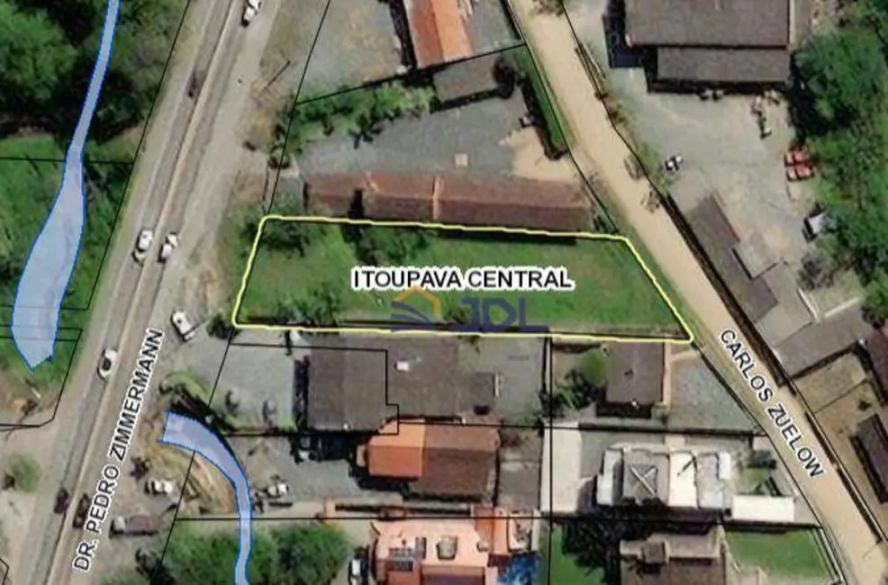 Foto 1 de Terreno / Lote à venda, 1086m2 em Itoupava Central, Blumenau - SC