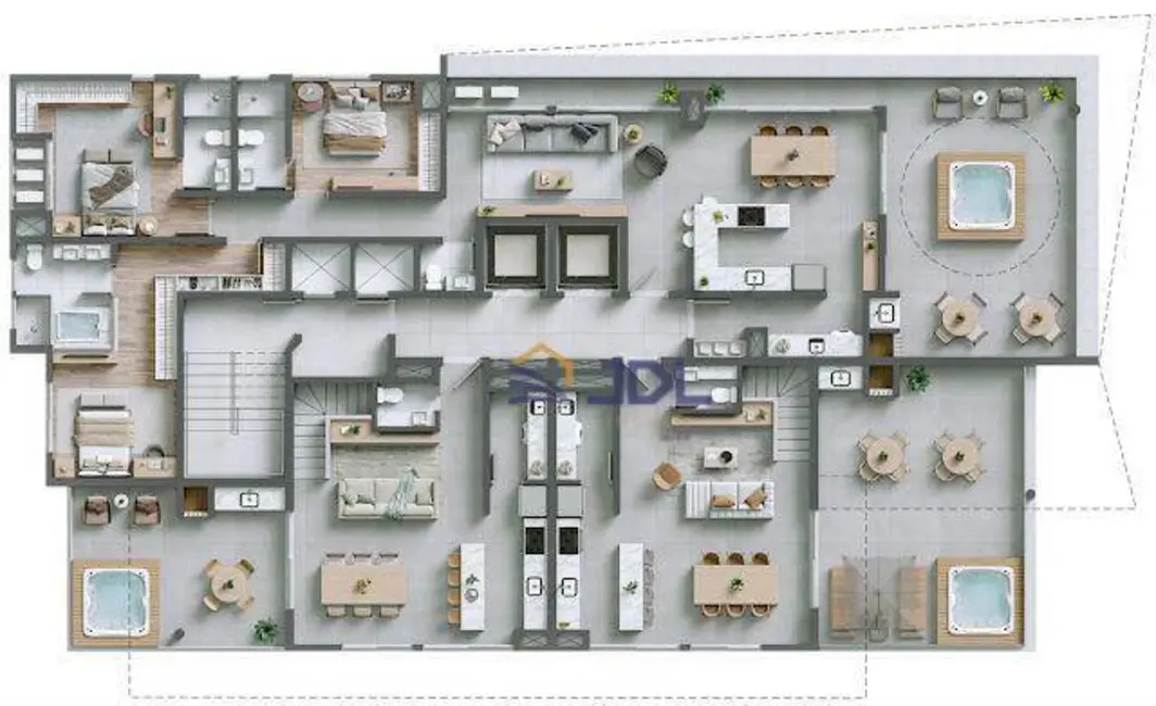 Cobertura com 3 quartos à venda, 224m2 em Velha, Blumenau - SC - imagem 7 Foto 7 de Cobertura com 3 quartos à venda, 224m2 em Velha, Blumenau - SC