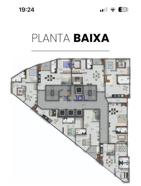 Foto 6 de Apartamento com 1 quarto à venda, 49m2 em Itapema - SC