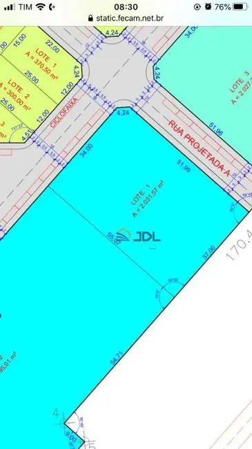 Foto 2 de Terreno / Lote à venda, 2731m2 em Ilhota - SC