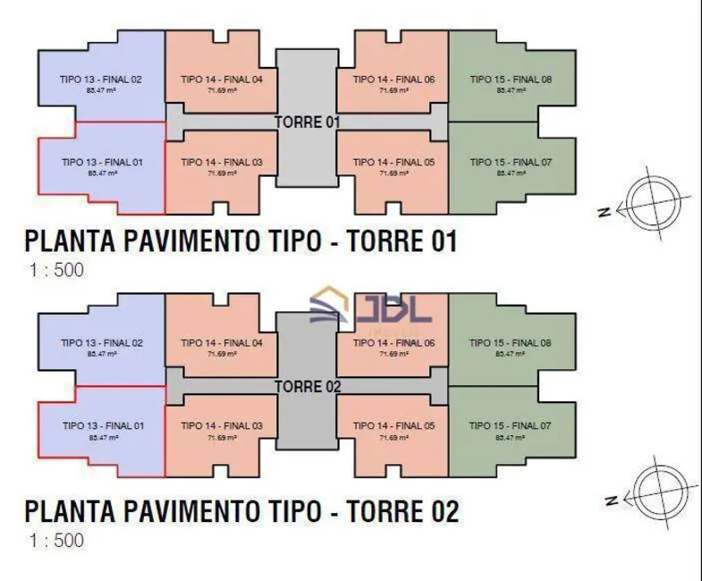 Foto 2 de Apartamento com 2 quartos à venda, 71m2 em Penha - SC