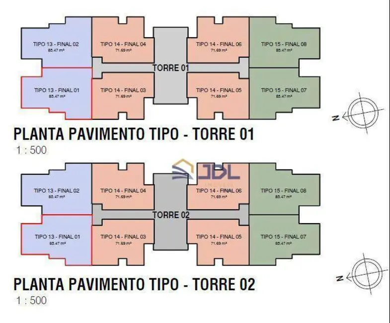 Foto 2 de Apartamento com 3 quartos à venda, 83m2 em Penha - SC