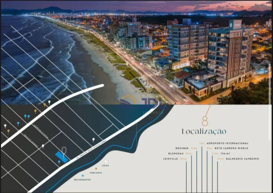 Foto 3 de Apartamento com 3 quartos à venda, 109m2 em Gravatá, Navegantes - SC