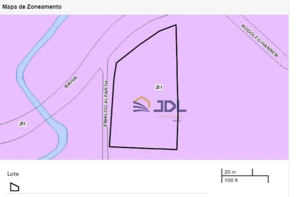 Terreno / Lote à venda, 3348m2 em Blumenau - SC - imagem 3 Foto 3 de Terreno / Lote à venda, 3348m2 em Blumenau - SC