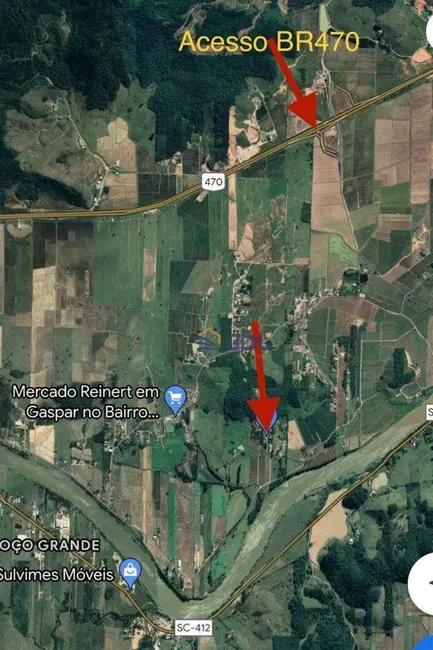 Foto 7 de Terreno / Lote à venda, 33363m2 em Lagoa, Gaspar - SC