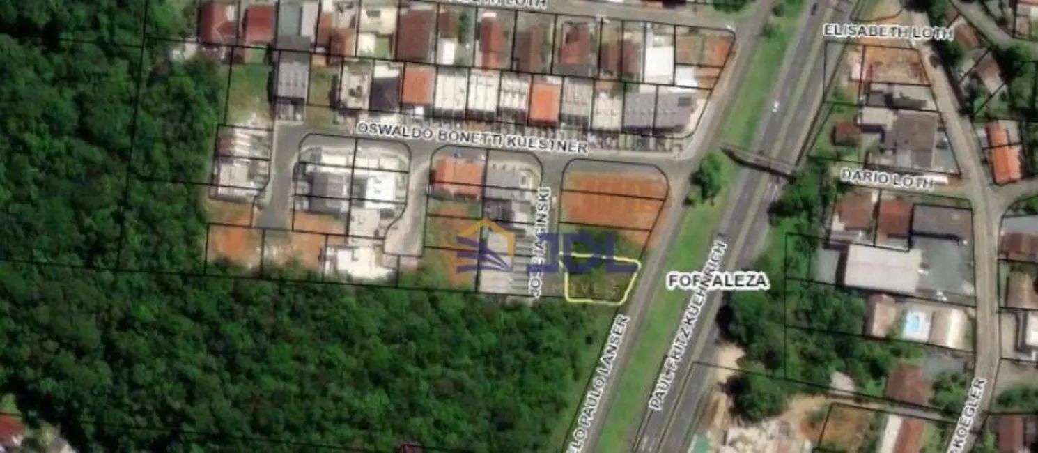 Foto 2 de Terreno / Lote à venda, 476m2 em Fortaleza, Blumenau - SC