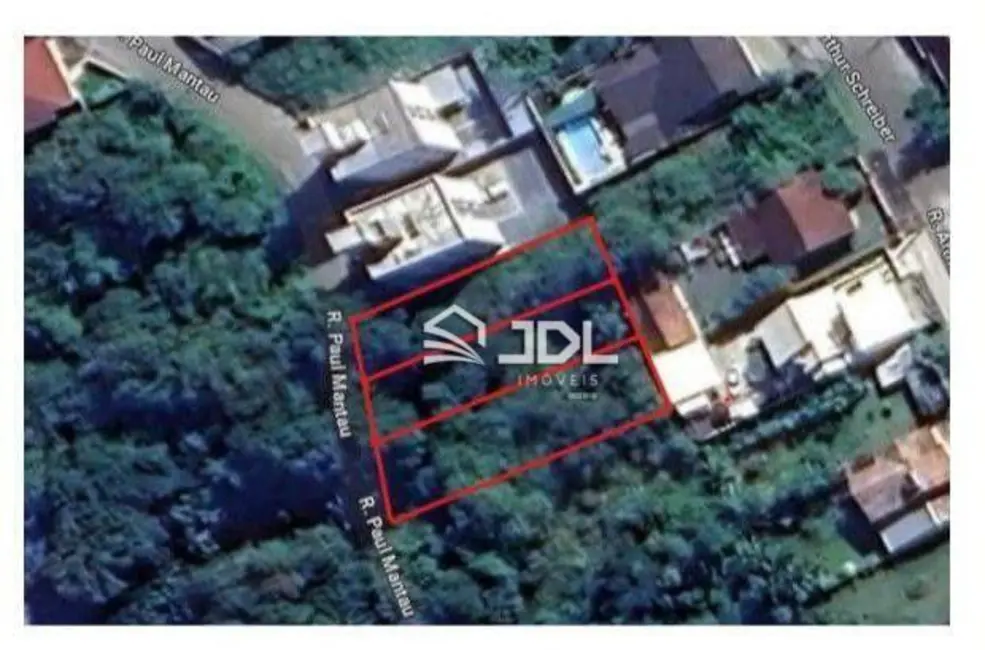 Foto 1 de Terreno / Lote à venda, 653m2 em Velha, Blumenau - SC