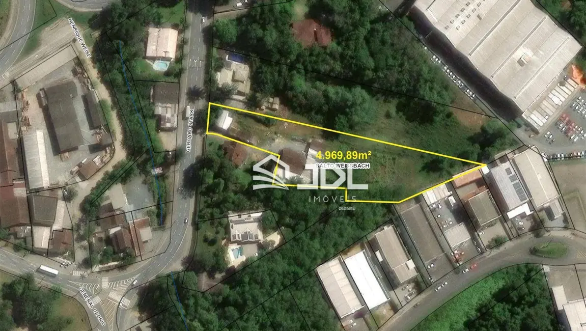 Terreno / Lote à venda, 4969m2 em Salto Weissbach, Blumenau - SC - imagem 2 Foto 2 de Terreno / Lote à venda, 4969m2 em Salto Weissbach, Blumenau - SC