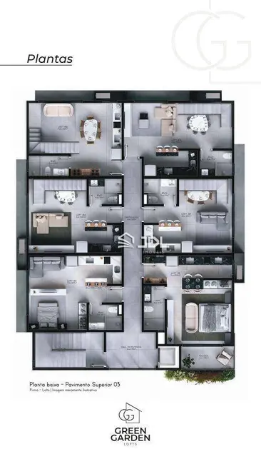 Apartamento com 1 quarto à venda, 31m2 em Centro, Pomerode - SC - imagem 5 Foto 5 de Apartamento com 1 quarto à venda, 31m2 em Centro, Pomerode - SC