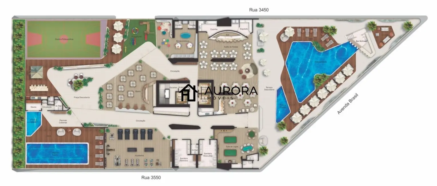 Apartamento com 4 quartos à venda, 171m2 em Centro, Balneario Camboriu - SC - imagem 6 Foto 6 de Apartamento com 4 quartos à venda, 171m2 em Centro, Balneario Camboriu - SC