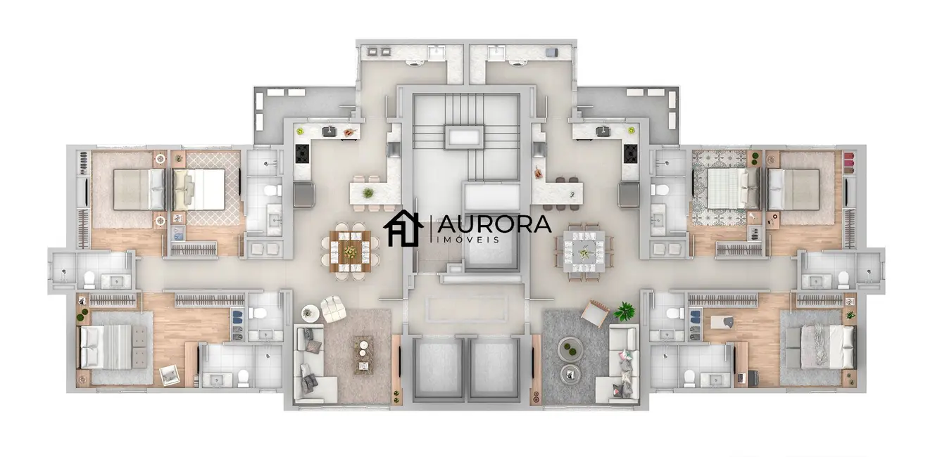 Apartamento com 3 quartos à venda, 139m2 em Centro, Balneario Camboriu - SC - imagem 3 Foto 3 de Apartamento com 3 quartos à venda, 139m2 em Centro, Balneario Camboriu - SC