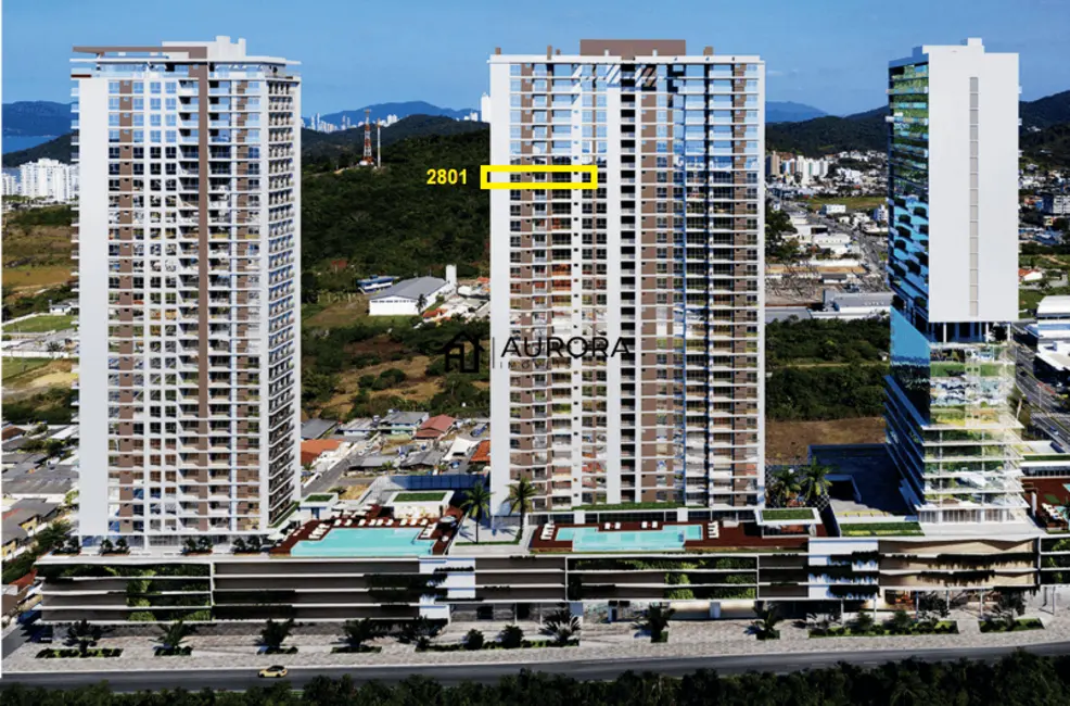 Apartamento com 3 quartos à venda, 110m2 em Itajai - SC - imagem 3 Foto 3 de Apartamento com 3 quartos à venda, 110m2 em Itajai - SC
