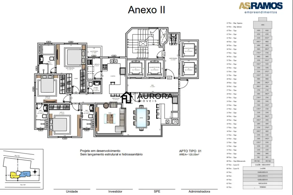 Foto 1 de Apartamento com 3 quartos à venda em Centro, Balneario Camboriu - SC
