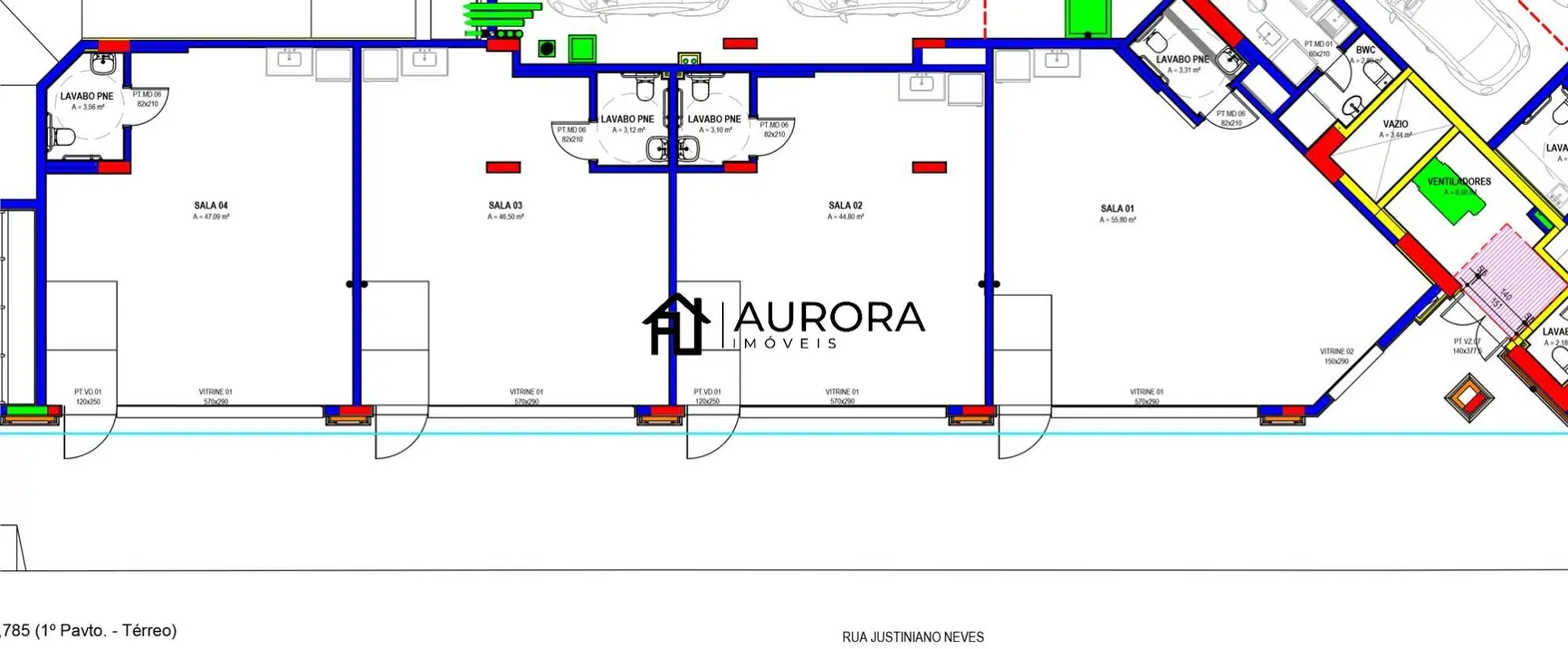 Foto 1 de Sala Comercial à venda, 57m2 em Centro, Balneario Camboriu - SC