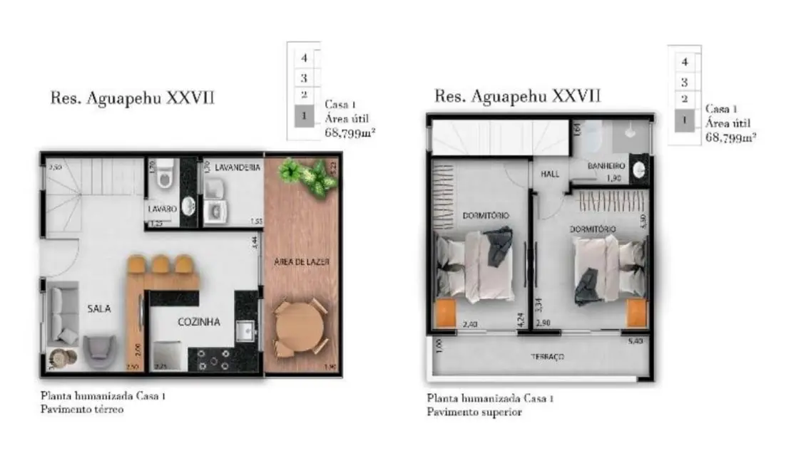 Foto 4 de Sobrado com 2 quartos à venda, 73m2 em Mongagua - SP