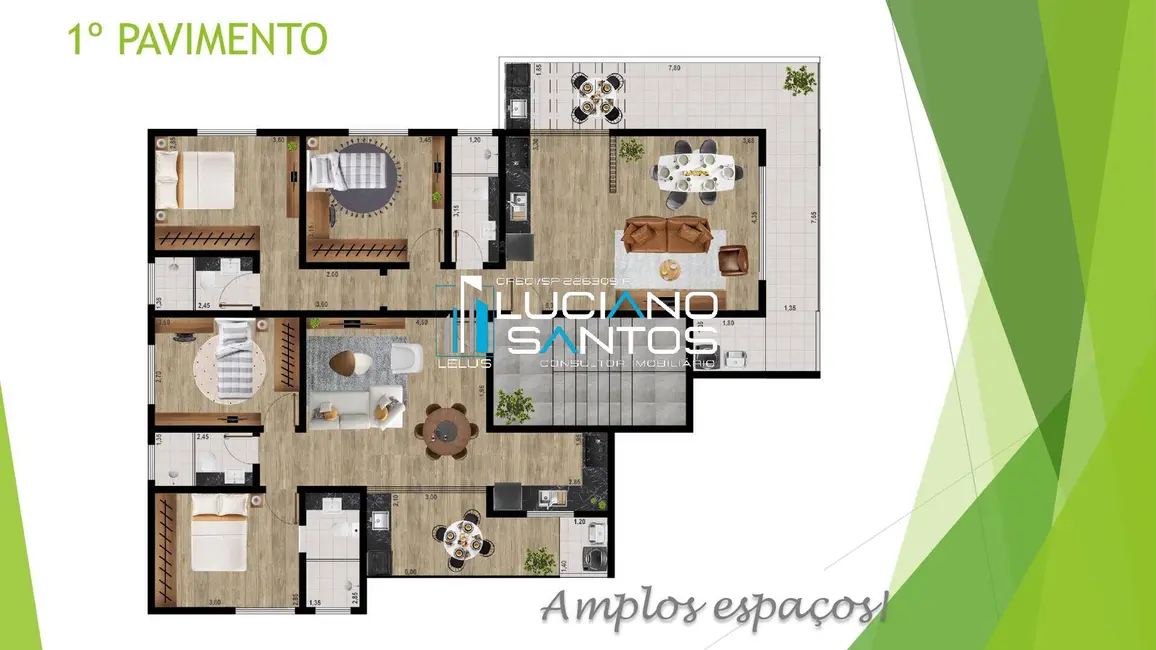 Foto 6 de Apartamento com 2 quartos à venda, 106m2 em Boituva - SP
