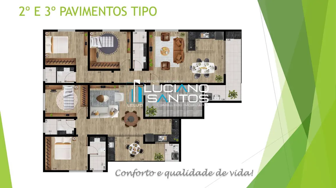 Foto 7 de Apartamento com 2 quartos à venda, 106m2 em Boituva - SP
