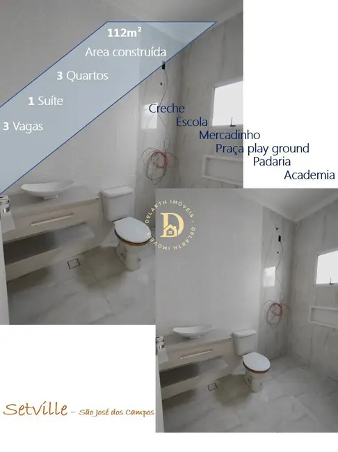 Casa com 3 quartos à venda, 112m2 em Sao Jose Dos Campos - SP - imagem 5 Foto 5 de Casa com 3 quartos à venda, 112m2 em Sao Jose Dos Campos - SP