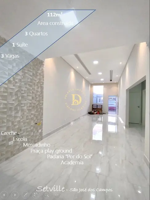 Casa com 3 quartos à venda, 112m2 em Sao Jose Dos Campos - SP - imagem 2 Foto 2 de Casa com 3 quartos à venda, 112m2 em Sao Jose Dos Campos - SP