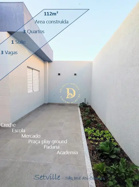 Casa com 3 quartos à venda, 112m2 em Sao Jose Dos Campos - SP - imagem 7 Foto 7 de Casa com 3 quartos à venda, 112m2 em Sao Jose Dos Campos - SP