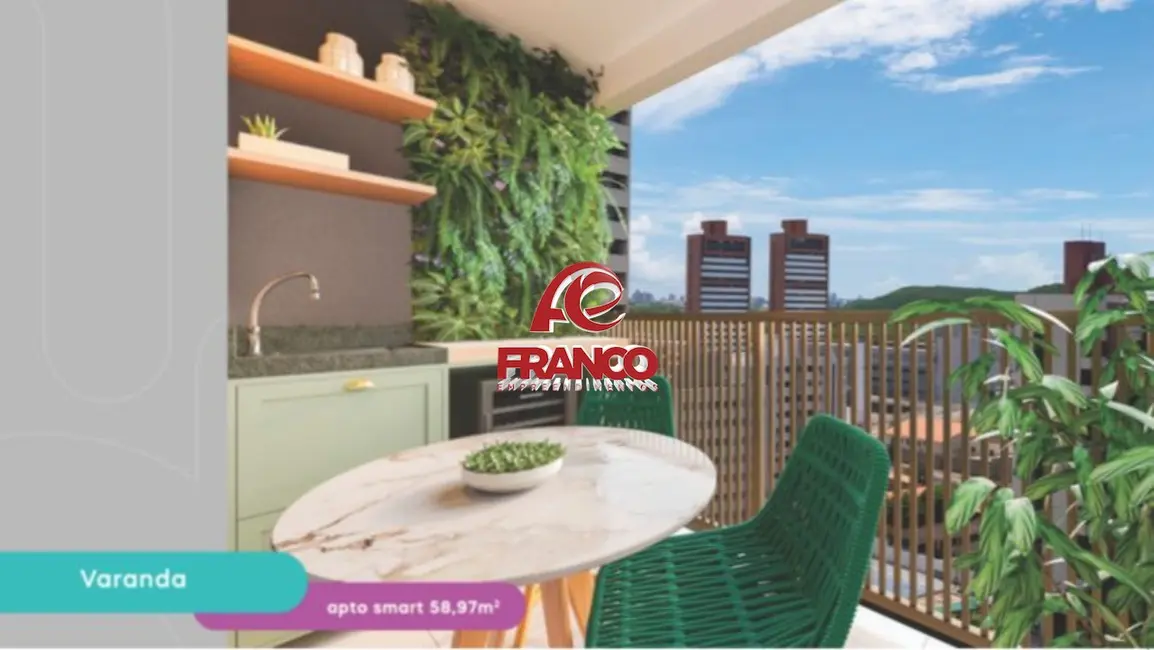 Apartamento com 2 quartos à venda, 59m2 em Capim Macio, Natal - RN - imagem 3 Foto 3 de Apartamento com 2 quartos à venda, 59m2 em Capim Macio, Natal - RN