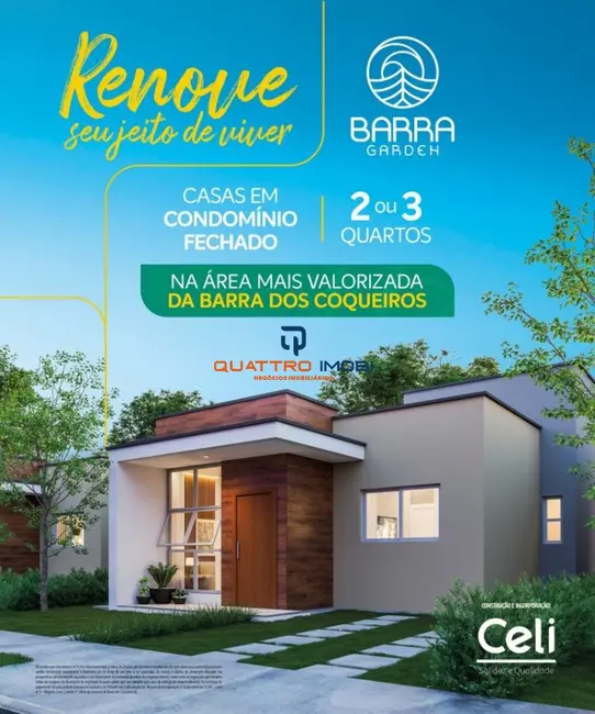 Foto 2 de Casa com 3 quartos à venda, 80m2 em Centro, Barra Dos Coqueiros - SE