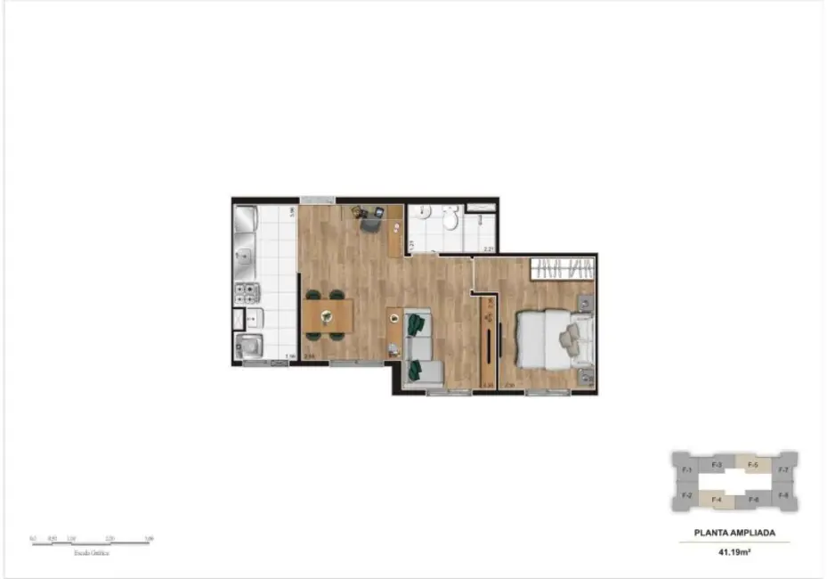 Foto 5 de Apartamento com 2 quartos à venda, 41m2 em Vila Nova Cachoeirinha, São Paulo - SP